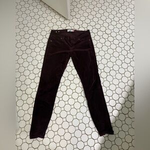 Cabi 3197 Skinny Corduroy in Vino